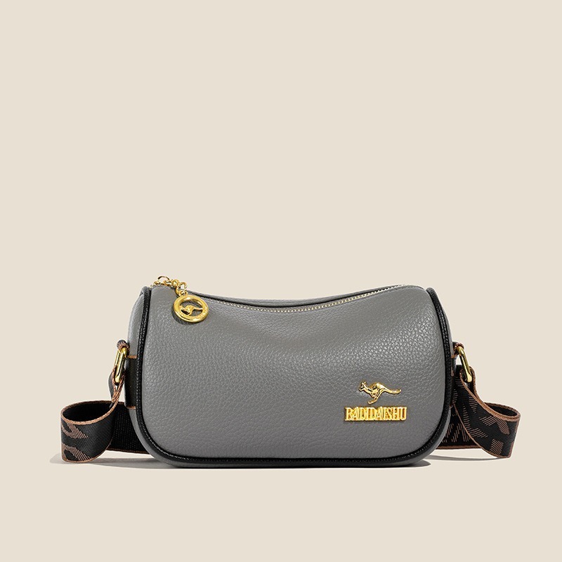 Borsa a tracolla da donna versatile e alla moda con cuscino di grande capacità, in PU, semplice ed elegante, personalizzabile._voghion.com
