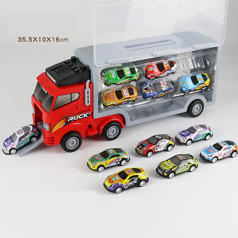 Envío Gratis, juguetes para niños, conjunto de camión maletero grande, vehículo de ingeniería de aleaciones, camión de bomberos, coche de juguete para niño, venta al por mayor