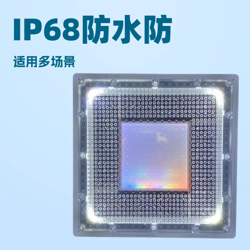 户外20*20cm方形太阳能地埋灯公园广场草坪灯工程品质出口韩国