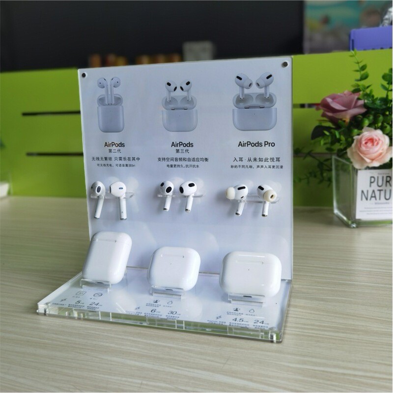 Bluetooth Headset Display Stand Shopping Mall Physical Store Desktop Wireless Earbud Bracket Acrylic High Transparent Display Stand Bluetooth Headset Display Stand Shopping Mall Physical Store Desktop Wireless Earbud Bracket Acrylic High Transparent Display Stand