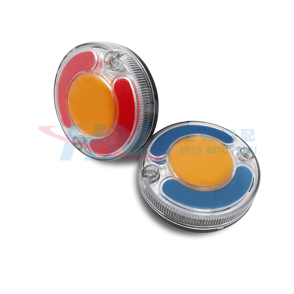 Camión remolque redondo luz LED multi-color opcional 24V