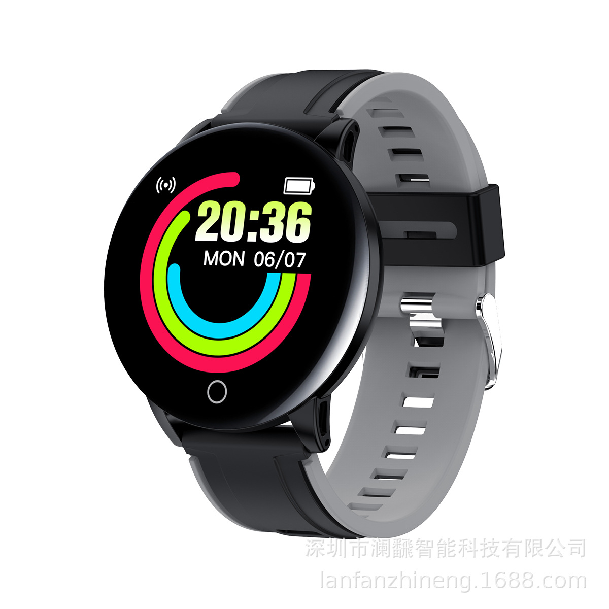 119 más pulsera inteligente Bluetooth deportes podómetro ritmo cardíaco presión arterial pulsera electrónica regalo de moda transfronteriza 1,3