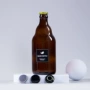 500棕色啤酒果酒玻璃瓶