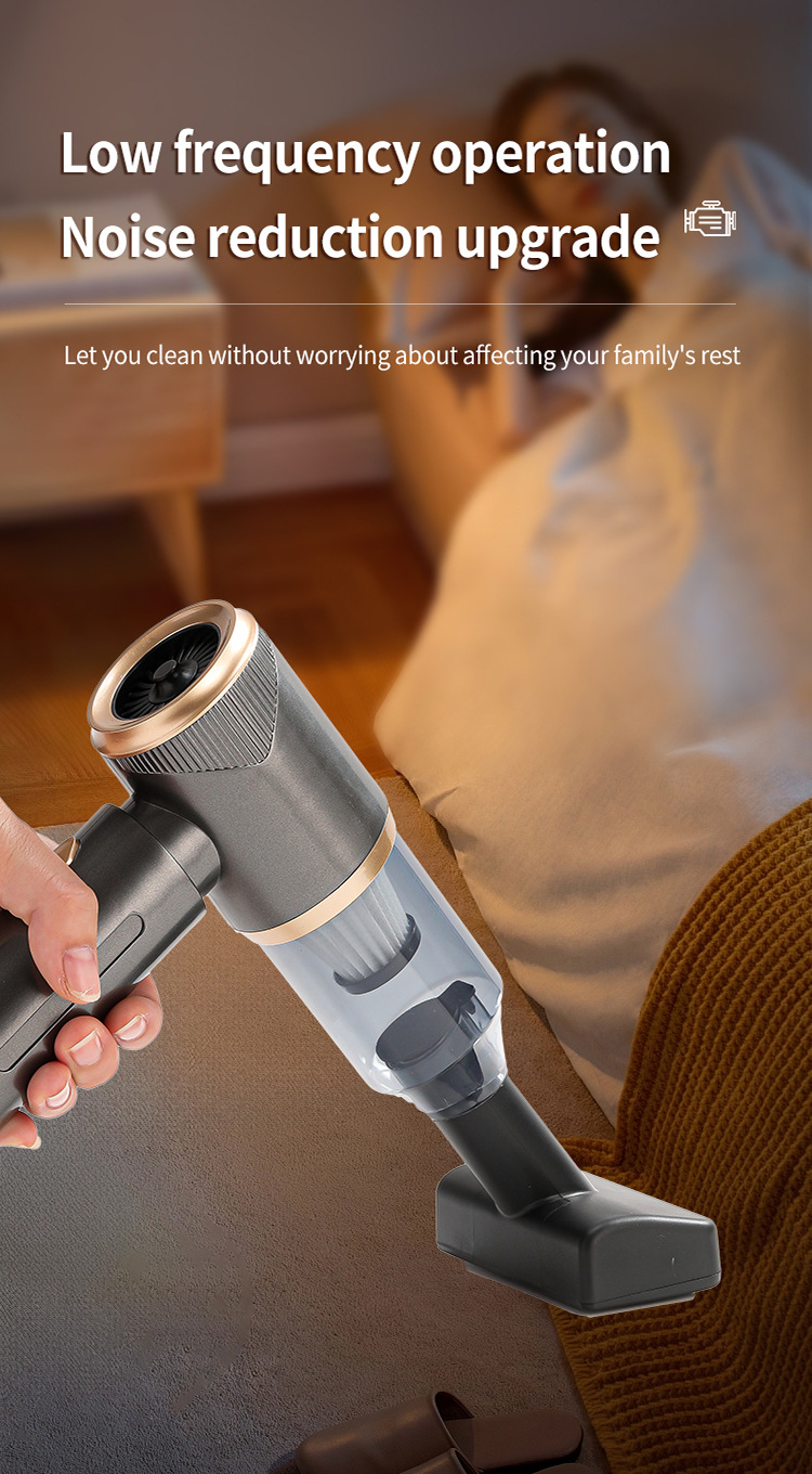 Cross-Border Vacuum Cleaner for Cars, Dual-Purpose Suction and Blowing, Small Mini Handheld Car Vacuum with Strong Suction Power