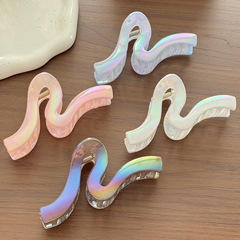 雰囲気のゼリー色のカラフルでシンプルな雰囲気のクリップ女性の高級感の後頭部のヘアピン