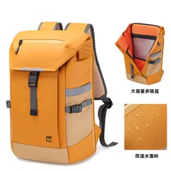 唐酷新款休闲男士双肩包大容量轻便旅行包多功能电脑背包学生书包