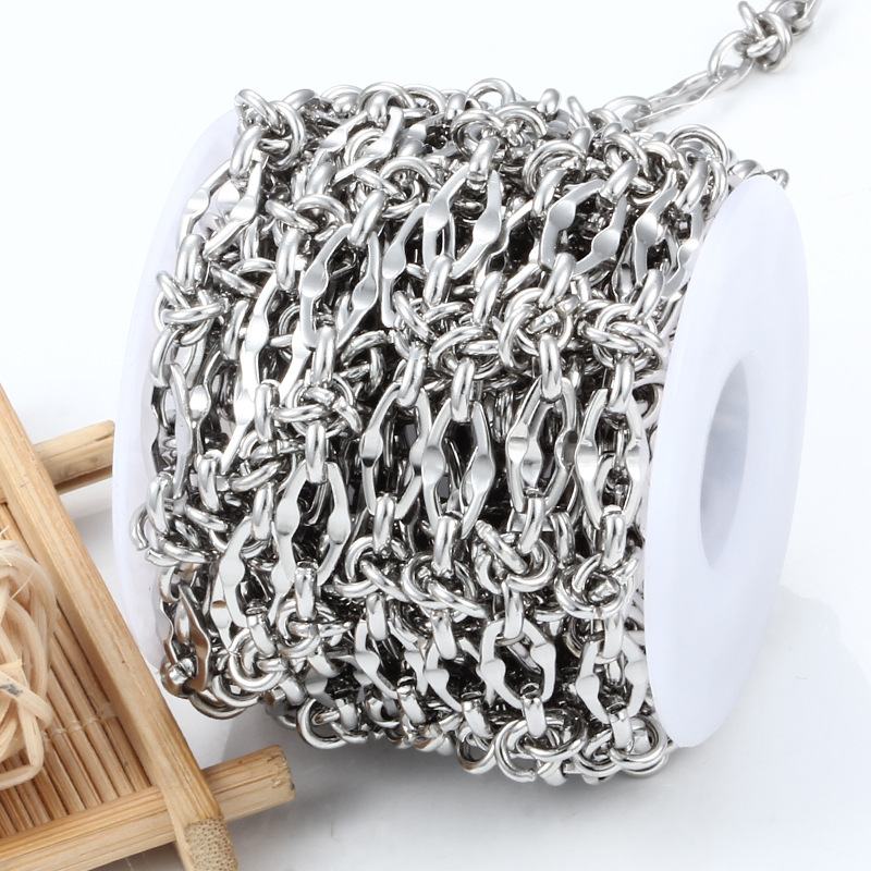 Streetwear Style 1 M 304 Stainless Steel Diameter 9mm Jewelry Accessories Chain