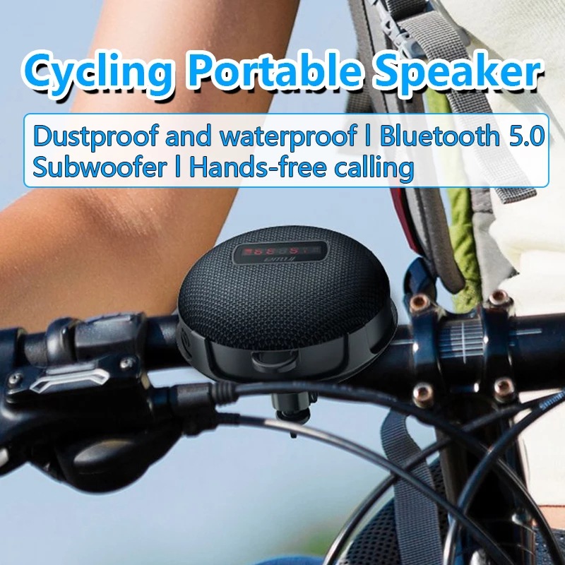 YaShoo wireless speaker - dedicated for outdoor cycling, Bluetooth connection, speed display, waterproof function TF card support, phone answering_voghion.com
