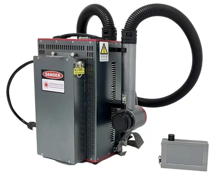 手持背负式激光清洗机可加自动对焦深雕室内外除锈除污不伤基材