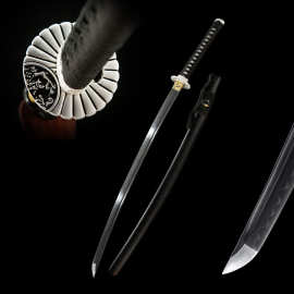 外贸一体覆土烧刃日本刀东洋居合手工长刀打刀武士katana未开刃