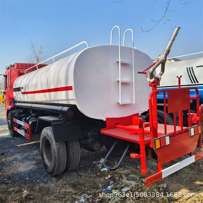 Export Front-Mounted Electronic Gun Dongfeng Sprinkler Dust Suppressor Truck Construction Site Diesel Sprinkler Truck Landscaping Road Spray
