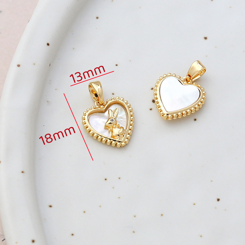 7g Weight Pendant, Earring Findings Jewelry Making Type 18K Gold Plated Plating Material Shell Inlay Material Charms, Bracelets, Necklace, Jewelry Accessories Classification 1 Piece Quantity 14k gold filled, Copper Material Geometric, Bag, Bear, Rose Pattern Plating, Inlay Design Retro Style 1 Piece 14k Gold Filled Copper Shell Geometric Bag Bear Pendant Earring Findings Charms Bracelets Necklace 11