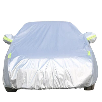 Winter Half Body Half Cover, Car snow shield - silver-full-coverage-suv-model
