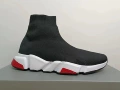 First Generation Sock Shoes in Black White Red
