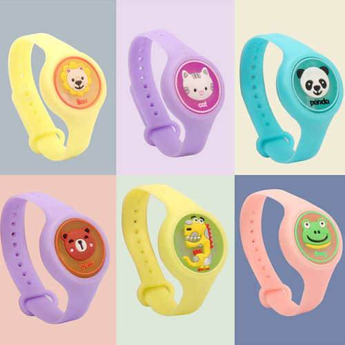 Luminous mosquito repellent bracelet, flash mosquito repellent watch, cartoon mosquito repellent buckle bracelet, factory direct selling bracelet, street stall wholesale
