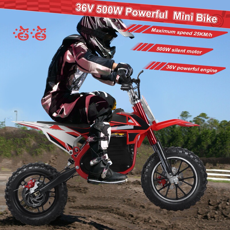 Foreign Trade Cross-Border Ktm Kidsren's Sports Mountain Racing Light and Small Kidsren's 36V 500W Electric Off-Road Motorcycle