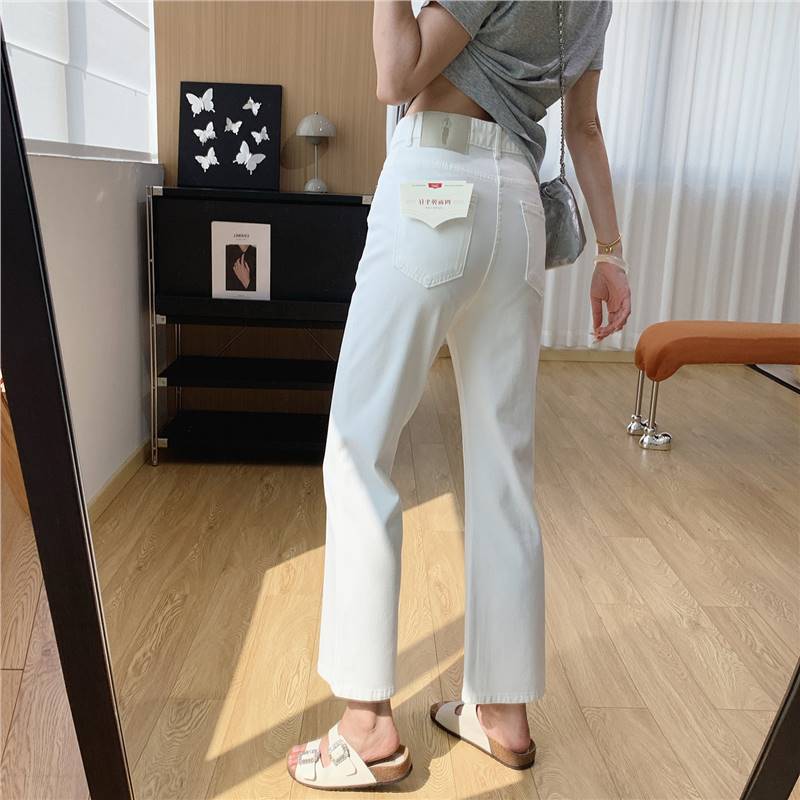 Cool and Lightweight Denim! Ultra-Thin Lyocell High-Waisted Slimming Flared Jeans for Women, Summer Thin Style Slim-Fit Bell-Bottom Pants Cool and Lightweight Denim! Ultra-Thin Lyocell High-Waisted Slimming Flared Jeans for Women, Summer Thin Style Slim-Fit Bell-Bottom Pants