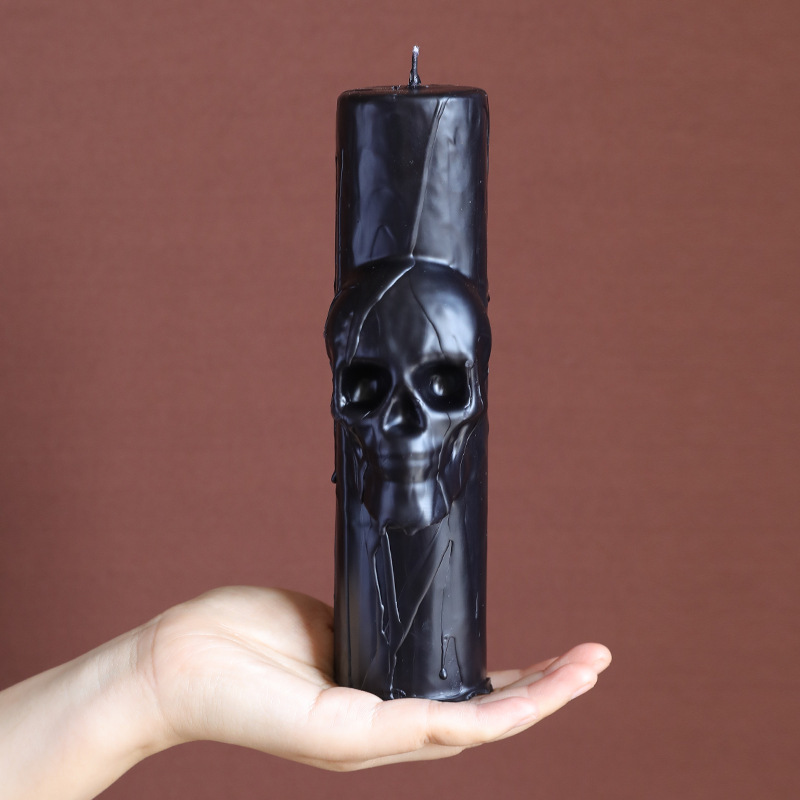 北欧ダークスタイルシリーズキャンドルハロウィンホームデコレーションオーナメントキャンドルハイエンド大豆混合ワックスオーナメント|undefined