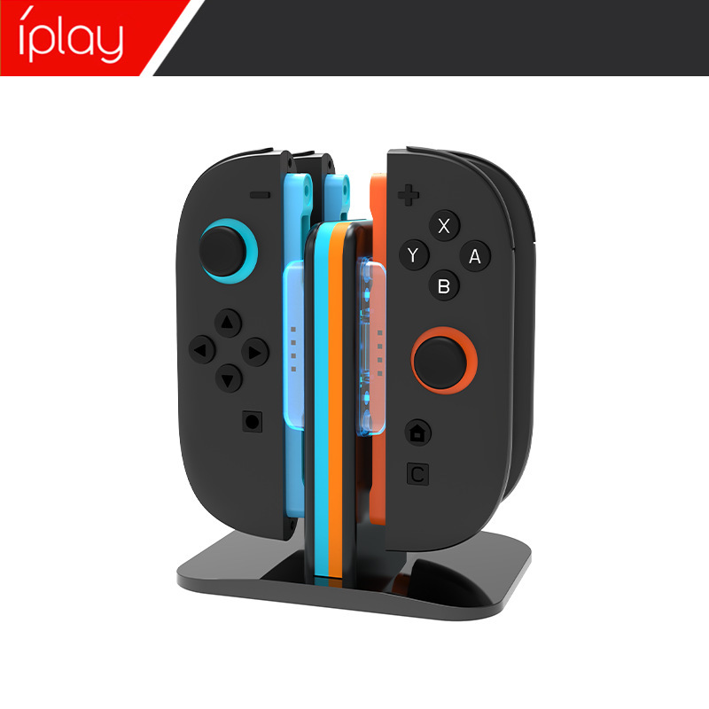IPLAY Switch2 左右ハンドル充電ベース NS2 Joycon ゲームハンドル スクエア 4 シート充電器|undefined