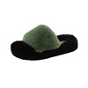 Keep warm demi-season slippers indoor platform, footwear, wholesale