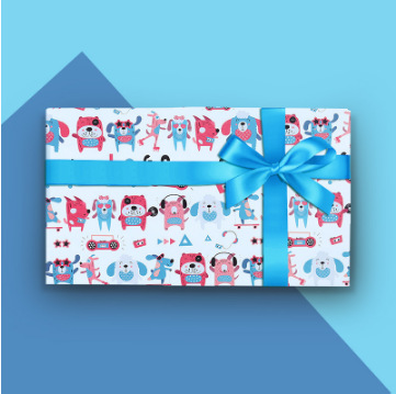 Suministro exclusivo transfronterizo de papel de regalo para el Día del Niño, papel de regalo de cumpleaños con dibujos animados, papel para manualidades infantiles. image 11