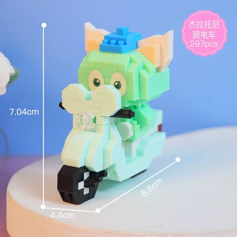 Конструктор LEGO мини карикатурные фигурки, мелкозернистые детали, ассортимент «клубника»