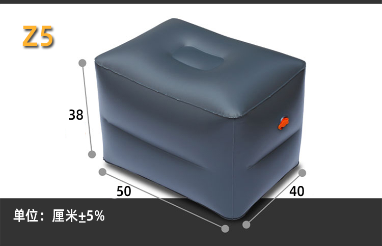 Car inflatable bed, SUV air mattress for the back seat, sleeping pad, portable bed sleeping pad for the rear seat, height-increasing cushion