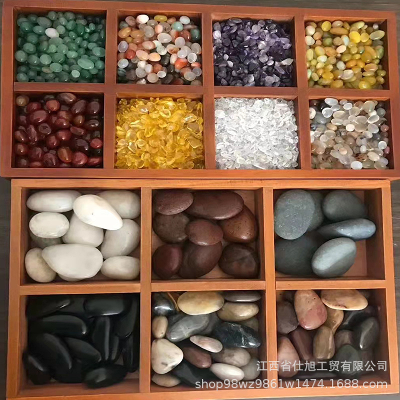 鹅卵石庭院花园铺路铺地大小石头户外阳台造景雨花石天然铺面原石