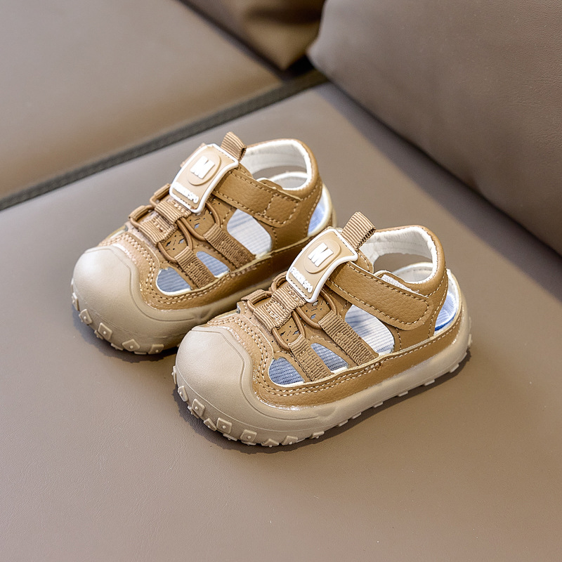 Zapatos de verano para bebés, sandalias de suela suave antideslizante para niños, zapatos de playa huecos y transpirables para niños. image 5