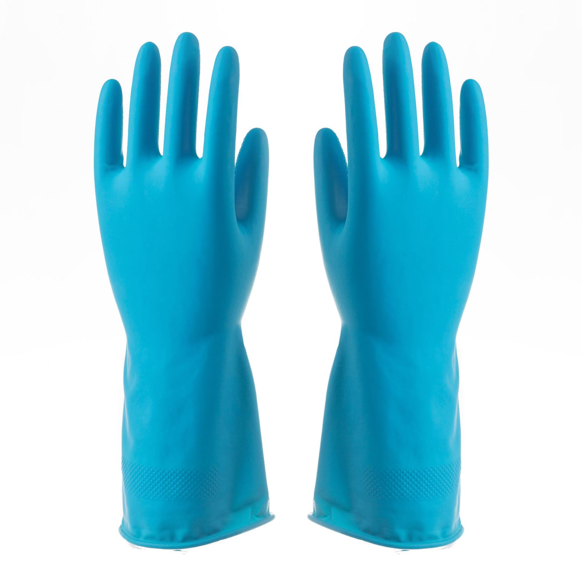 Guantes de lavado de platos de cocina de goma para lavar ropa limpia impermeable de látex grueso guantes resistentes al desgaste