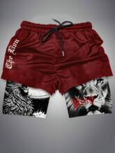 N 94873 Gradient double layer beach shorts ����˫����ʿɳ̲