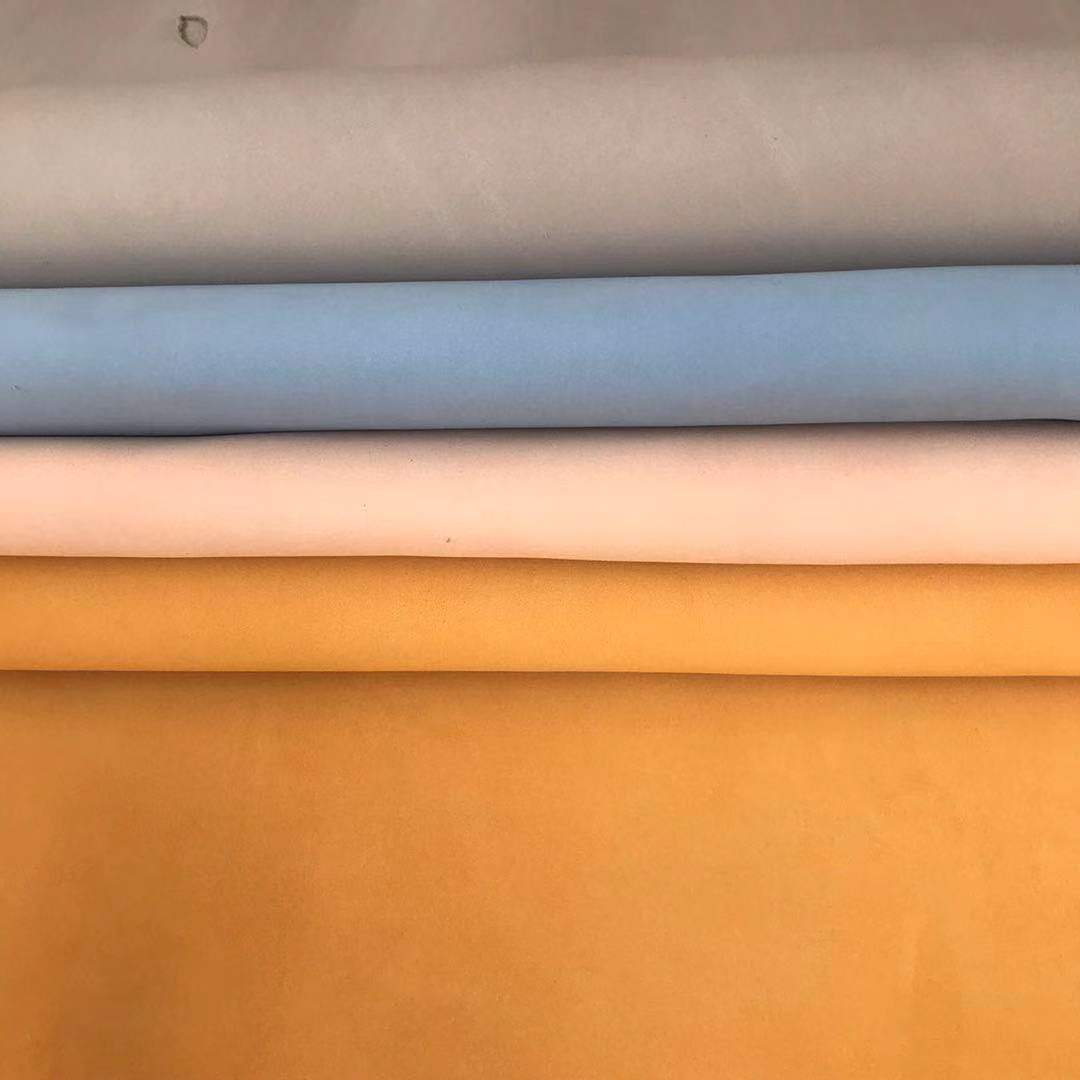 厂家直供 头层牛皮磨砂皮彩色牛巴戈牛皮真皮皮料颜色 可订做批发