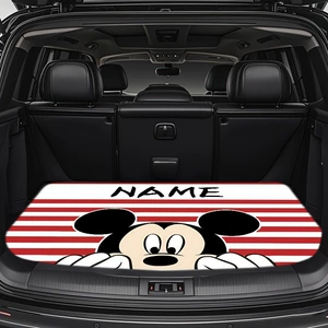 Mickey Avtomobil Baqaj Matı, Universal, Toz və Kirə davamlı, Fabrik Satışı.