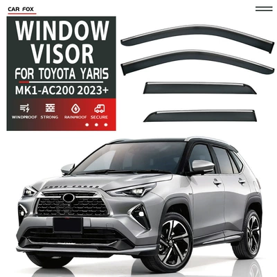 Rain shield – Visor - standard-packaging-without-logo-southeast-asia-version-yaris-cross-mk1-ac200-2023-rain-shield