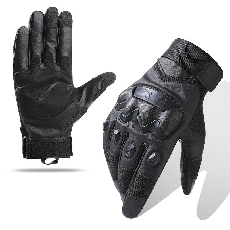 Tactical Gloves Men's Outdoor Cycling Motorcycle Sports Non-slip Windproof Wear-resistant Fighting Hard Shell Protection Full Finger