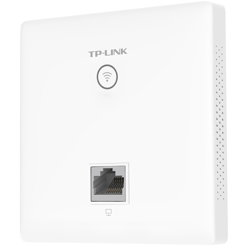 TP-LINK 300M企业无线AP面板式嵌入酒店室内wifi无线接入点86型
