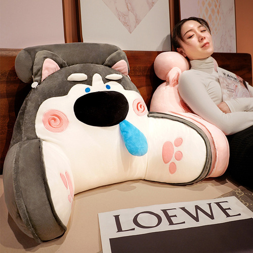 Multifunctional bedside pillow lumbar cartoon bed backrest soft bag sofa pillow large back bedside cushion