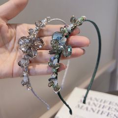 新商品の精巧な水晶のカチューシャのアンドロメダのドリルの手の糸のカチューシャの甘い百合の髪飾りの髪飾りの髪飾りの髪飾り