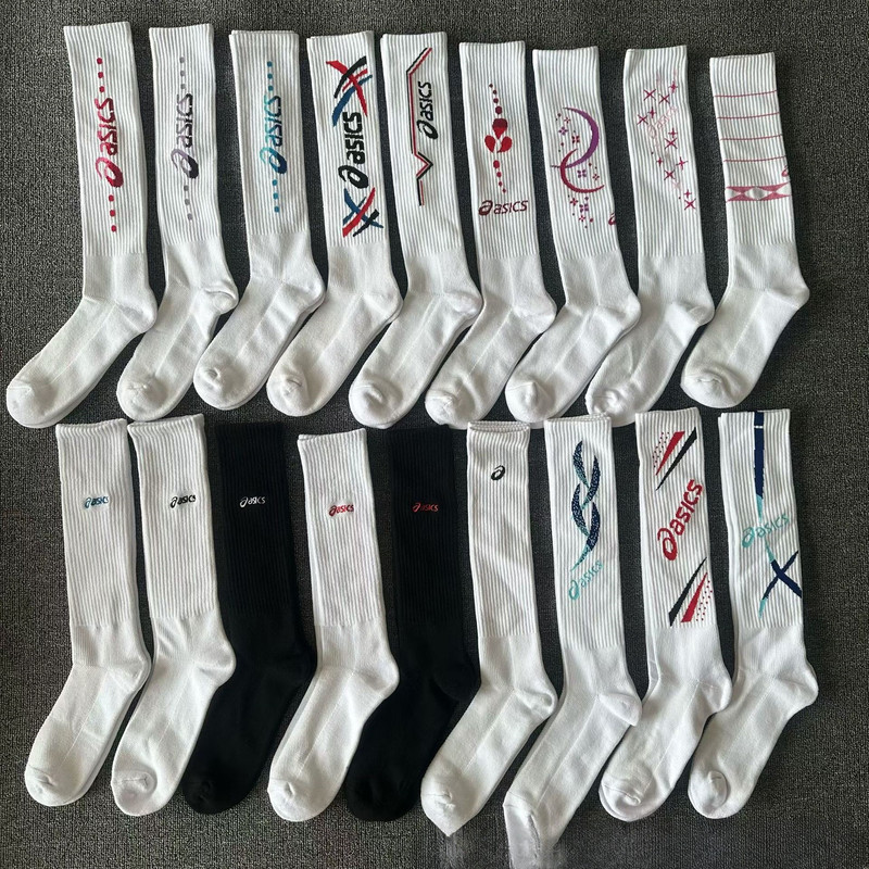 Aishigao high-tube volleyball socks for men and women, towel-bottom sports socks, cotton long-tube towel-bottom outdoor fitness socks wholesale Aishigao high-tube volleyball socks for men and women, towel-bottom sports socks, cotton long-tube towel-bottom outdoor fitness socks wholesale