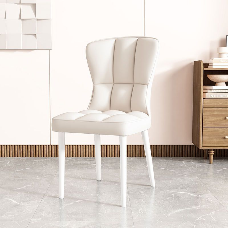 Asiento de restaurante nórdico simple respaldo superior silla de comedor de paquete flexible silla de negociación de hotel image 22