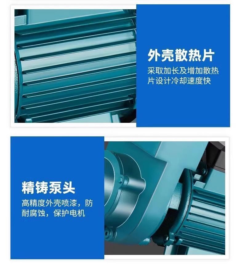 Zdk Self-Priming Pump 220V Household Large Flow Clean Water Pump Water Pump Agricultural Sewage Septic Tank Sewage Centrifugal Pump