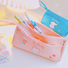 Double-layer capacious high quality Japanese cute pencil case for elementary school students, for secondary school