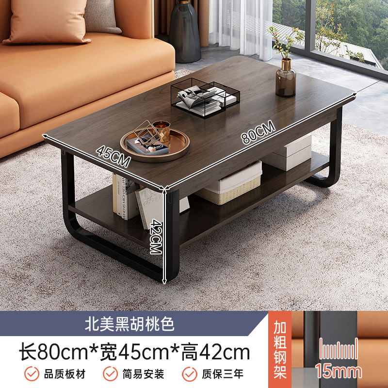 Mesa de café hogar sala de estar minimalista pequeña mesa de té simple pequeño apartamento moderno minimalista balcón sofá lado Luz de lujo mesa pequeña