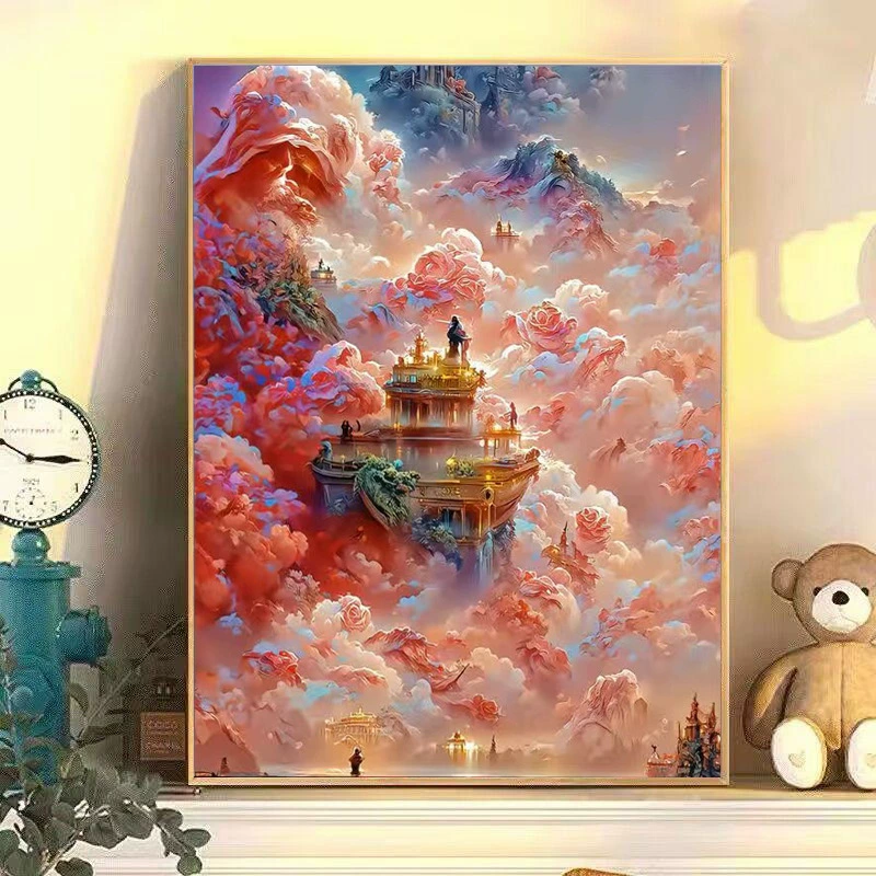 Цифровая краска для акрила в виде мультфильма, DIY, оптом