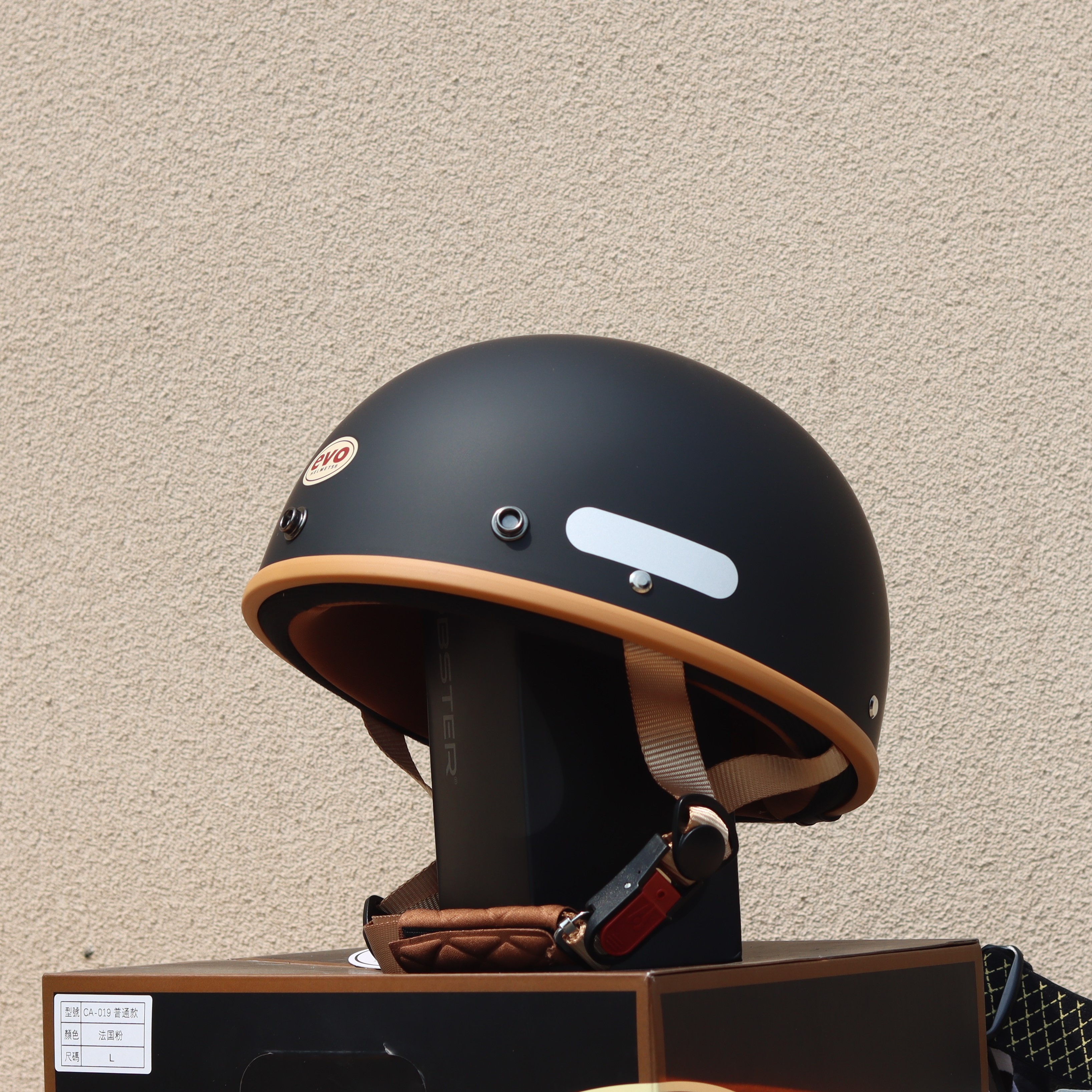 Taiwan Retro Half Helmet Motorcycle Electric Lightweight 3C Summer