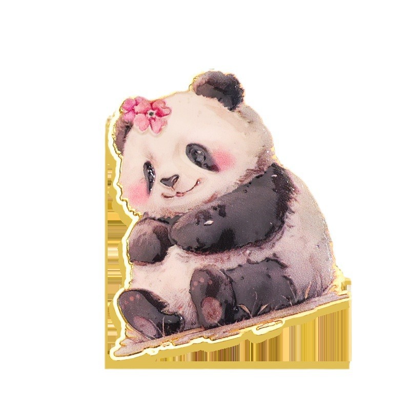 팬더 냉장고 스티커 자기 스티커 청두 창조적 인 기지 문화 및 창조적 인 기념품 관광 주변 사천 동반 외국인 선물