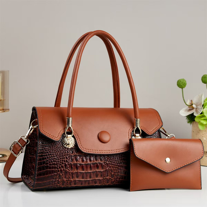 Bolso de dos piezas, bolso de casualidad, bolso de estilo simple, bolso de hombro, bolso de tramo inclinado diario, bolsas transfronterizas.