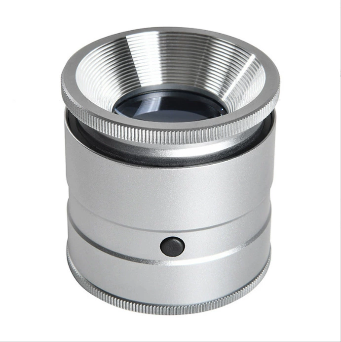 10-кратная зарядка цилиндрическая лупа со шкалой светодиодный УФ-фиолетовый фонарь антикварные украшения