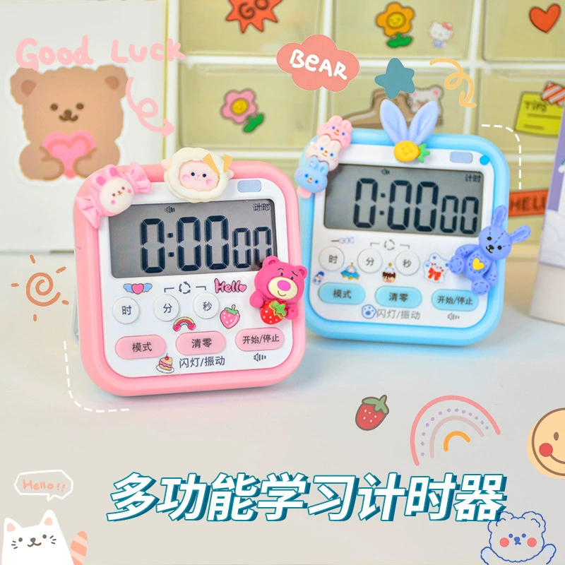 Student dormitory clock alarm clock visual electronic timer kitchen manager timer second table wholesale