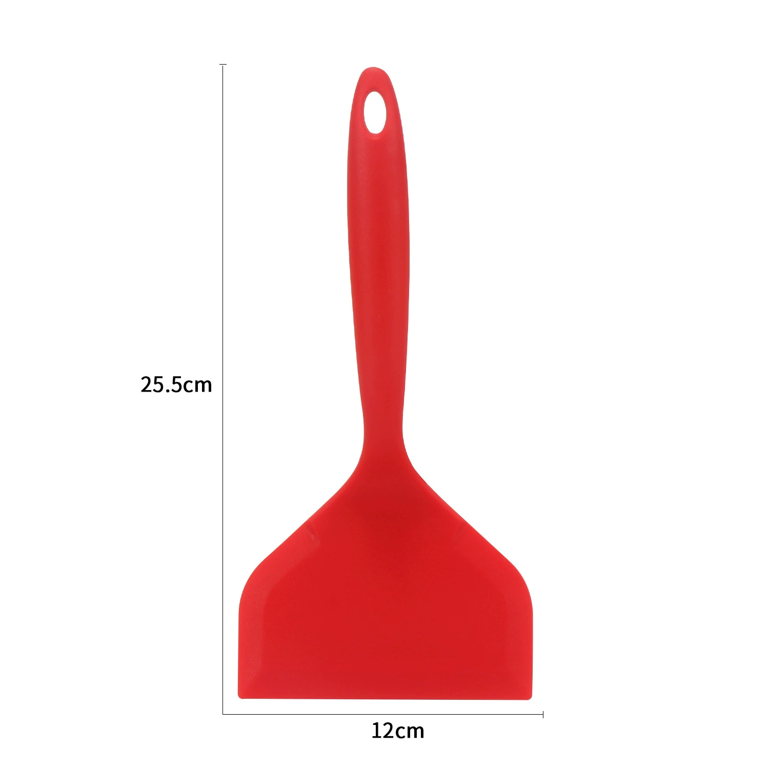 Spot Jade -roasted silicone spatula wide -mouth pizza steak non -stick pot silicone spatula panca cake silicone shovel